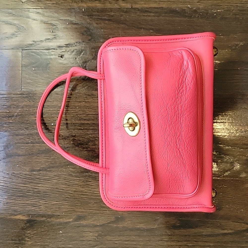 Vintage Coach Pink Mini Safari Tote NYC Bonnie Cashin